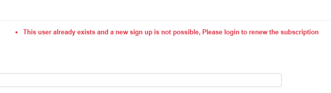 Error on Email Address